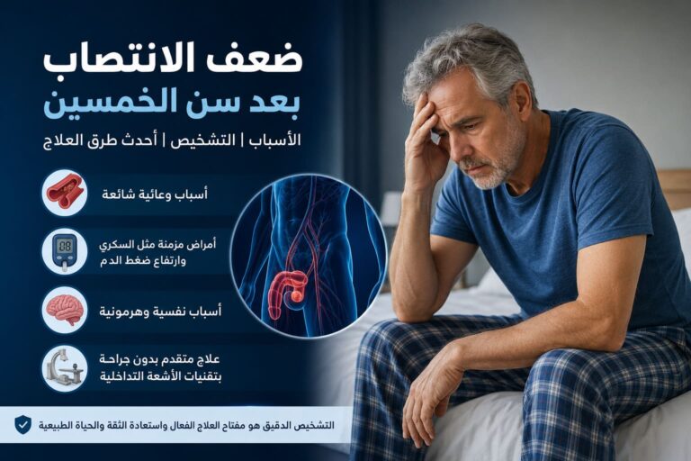 ضعف الانتصاب بعد سن الخمسين: أحدث طرق العلاج بدون جراحة