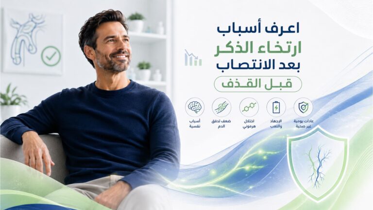 اعرف أسباب ارتخاء الذكر بعد الانتصاب قبل القذف