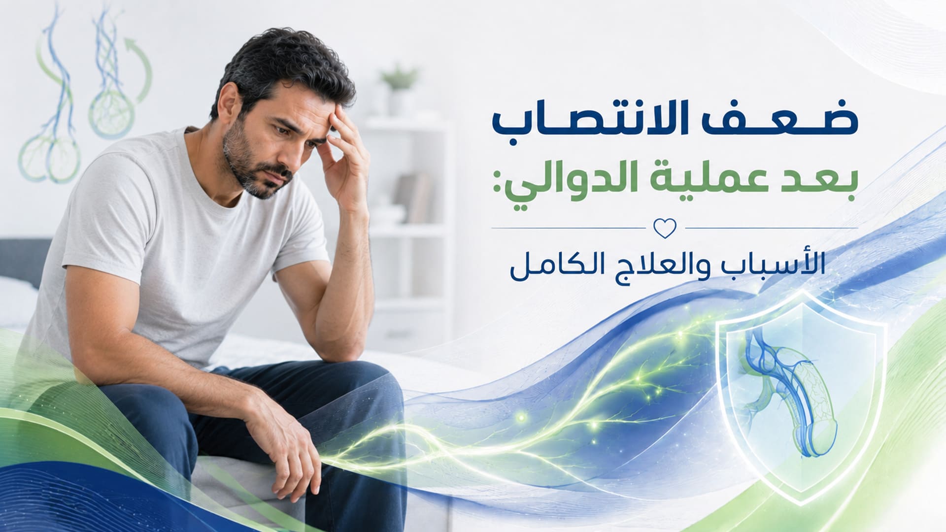 ضعف الانتصاب بعد عملية الدوالي: الأسباب والعلاج الكامل
